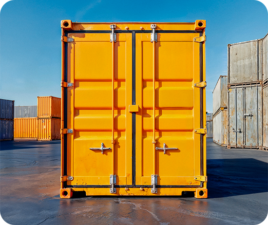 New one-trip 40ft shipping container